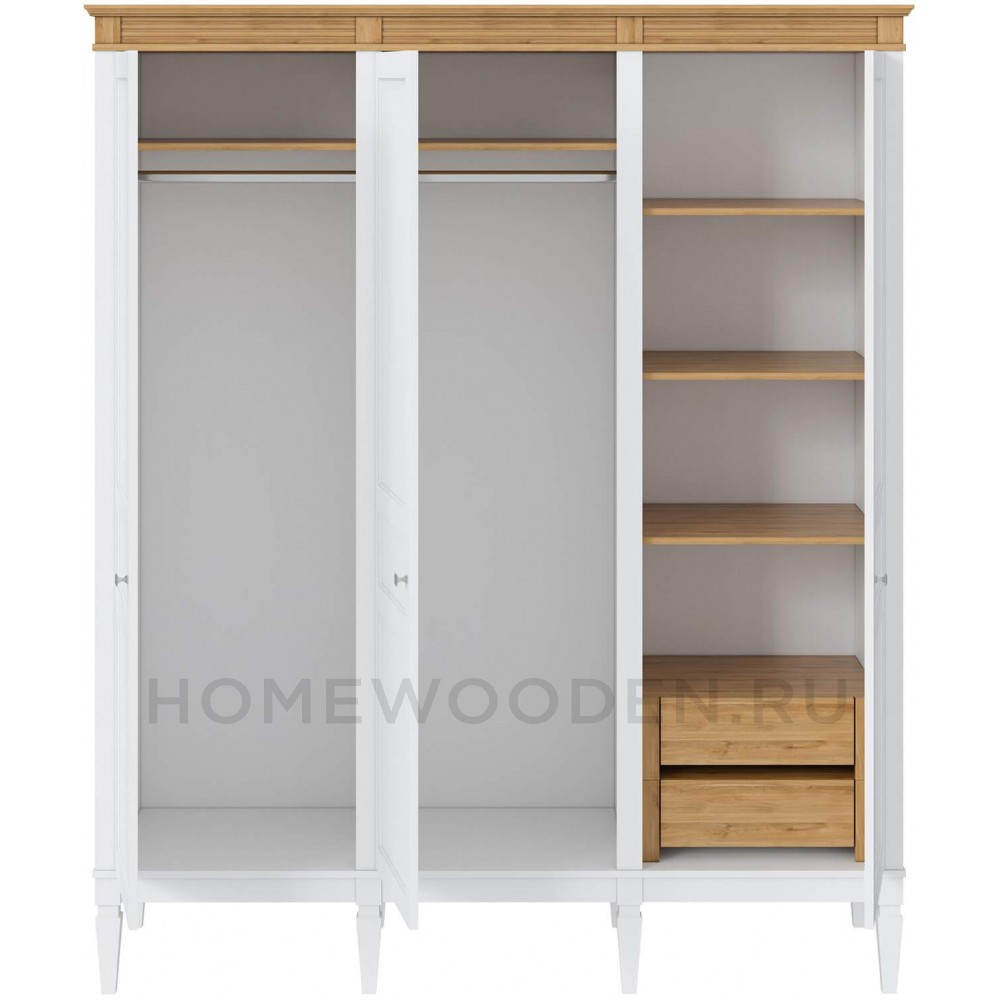 Полка + штанга к шкафу Ольса из массива сосны