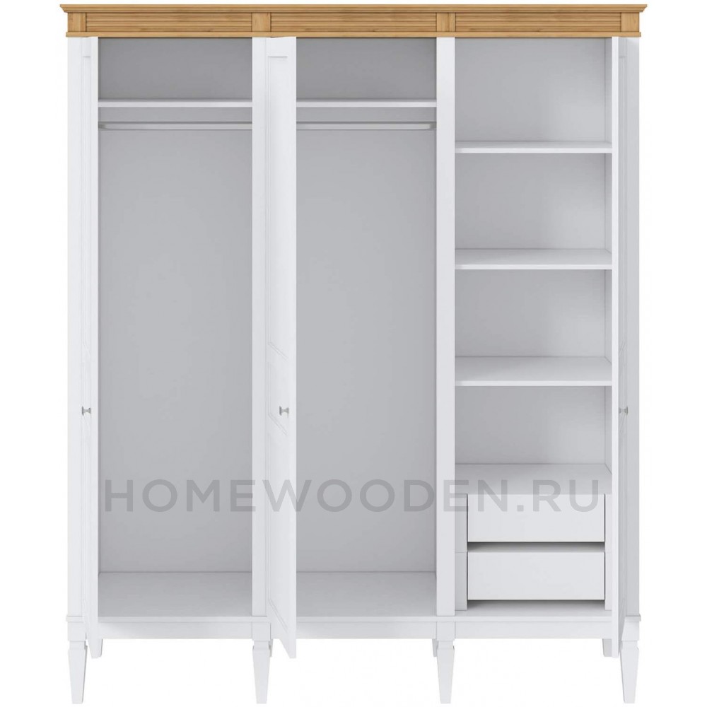 Полка + штанга к шкафу Ольса из массива сосны