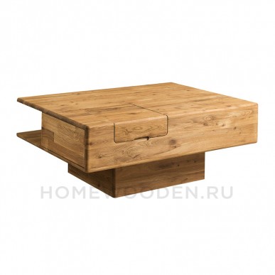 Стол журнальный LOGAN из массива дуба