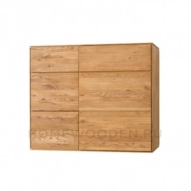 Шкаф навесной COMBO 8.1 из массива дуба