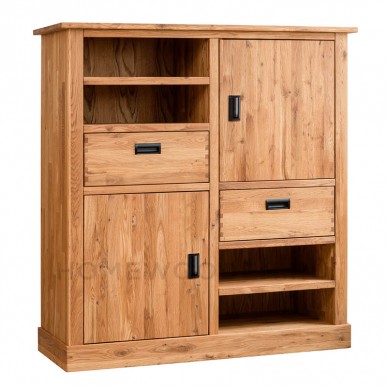 Шкаф комбинированный LEO из массива дуба