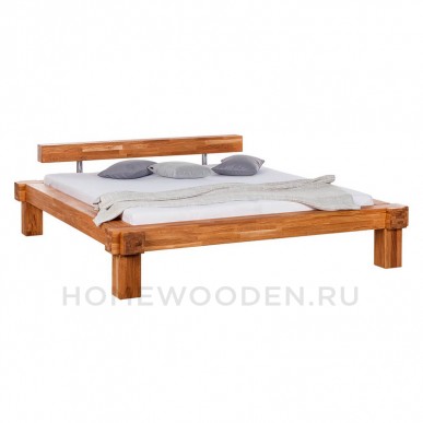 Кровать Виктория из массива дуба 