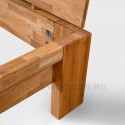Кровать Монтана из массива дуба 