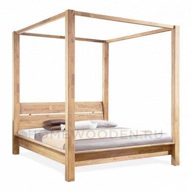 Кровать Севилья плюс из массива дуба 