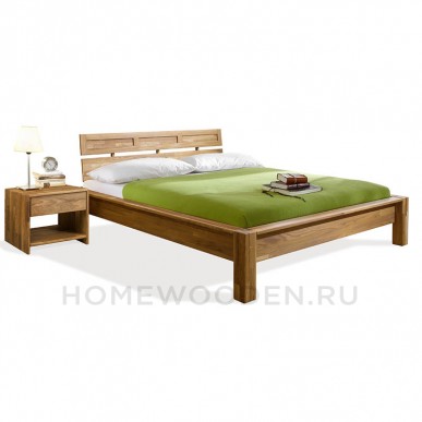 Кровать Севилья из массива дуба 