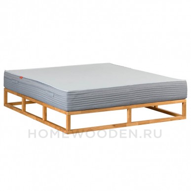 Кровать Смуд из массива дуба 