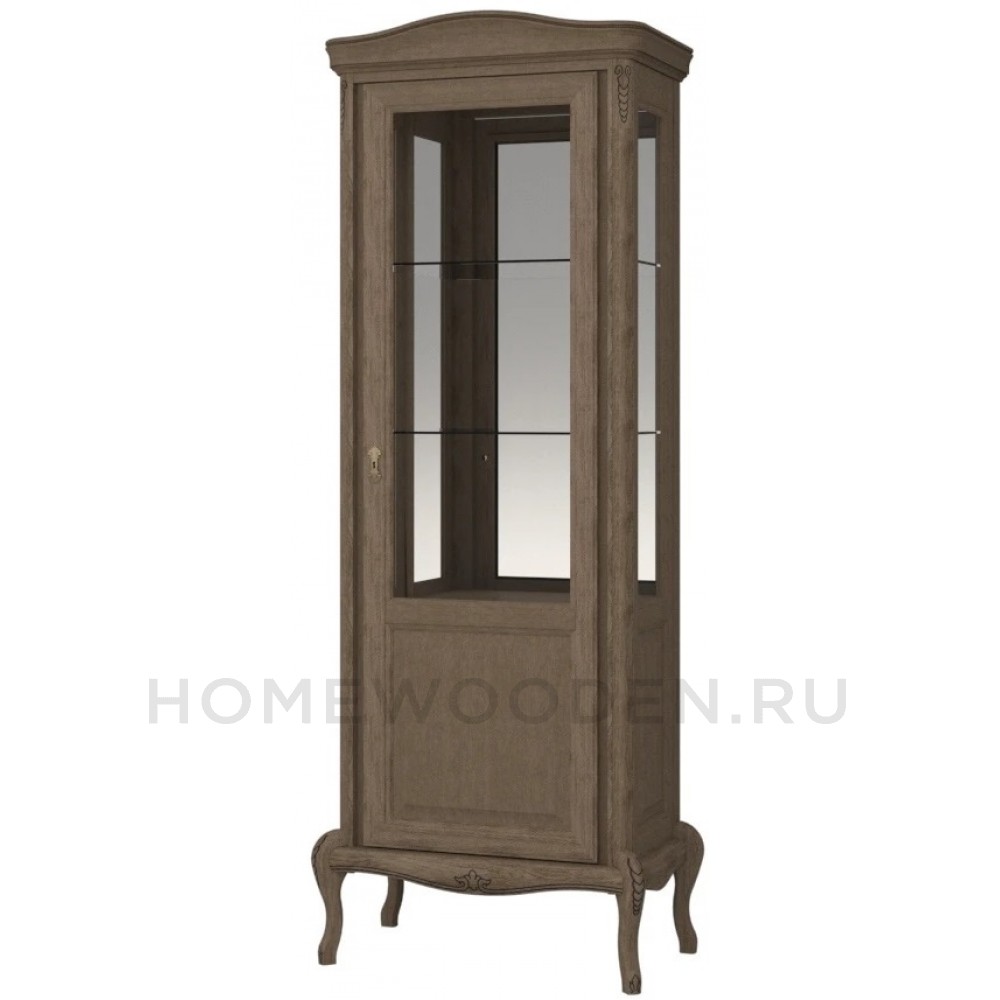 Шкаф с витриной Монако ММ-410-01