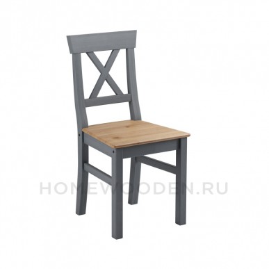 Стул Форест/Сканди серый 7046/антик