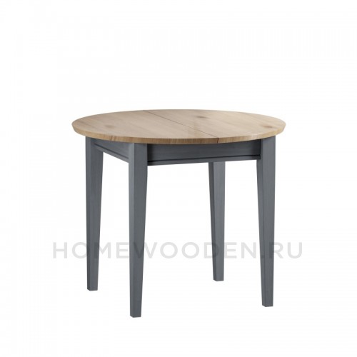 СТОЛ ОБЕДЕННЫЙ РАСКЛАДНОЙ ФОРЕСТ 90/125 СЕРЫЙ 7046/АНТИК
