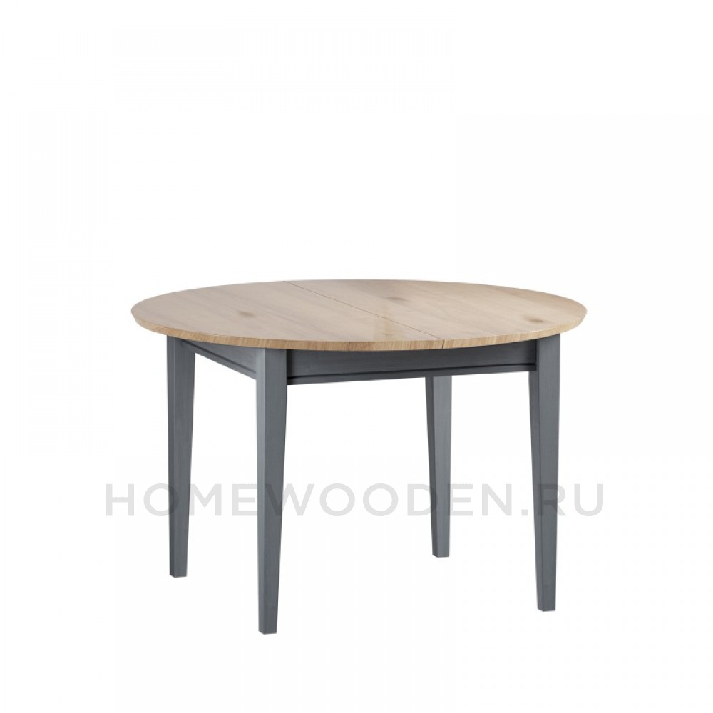 СТОЛ ОБЕДЕННЫЙ РАСКЛАДНОЙ ФОРЕСТ/СКАНДИ 110/145 СЕРЫЙ 7046/АНТИК