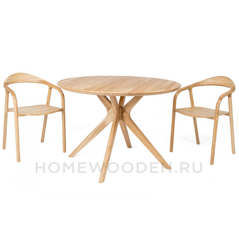 Стол обеденный Оксфорд 110х110