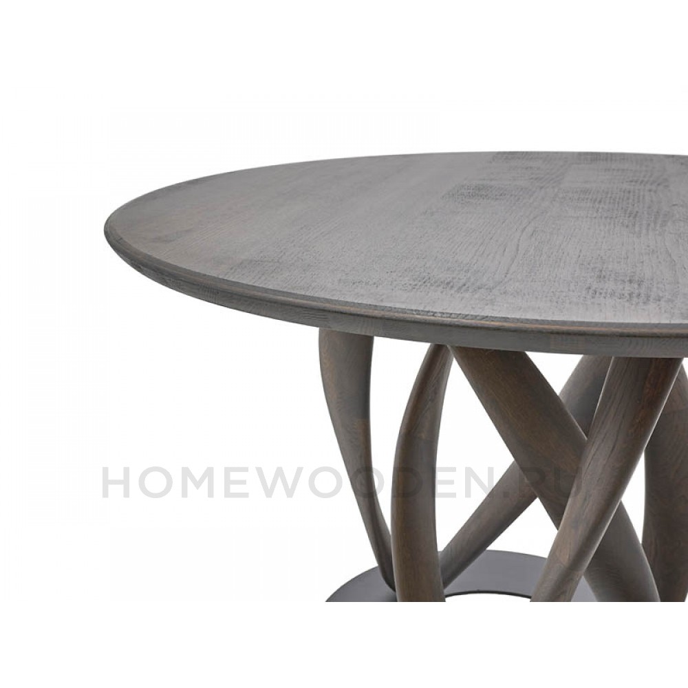 Стол обеденный Инфинити 120х120 деревянная столешница