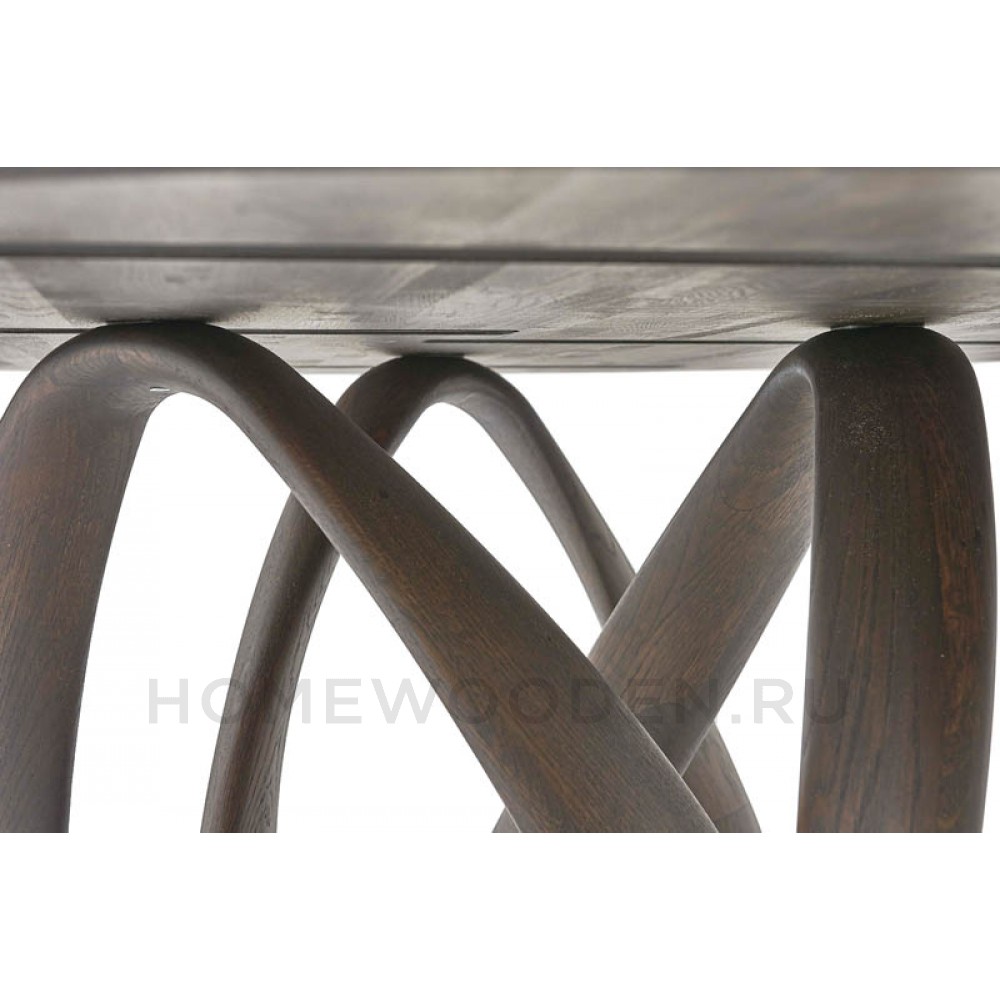 Стол обеденный Инфинити 120х120 деревянная столешница