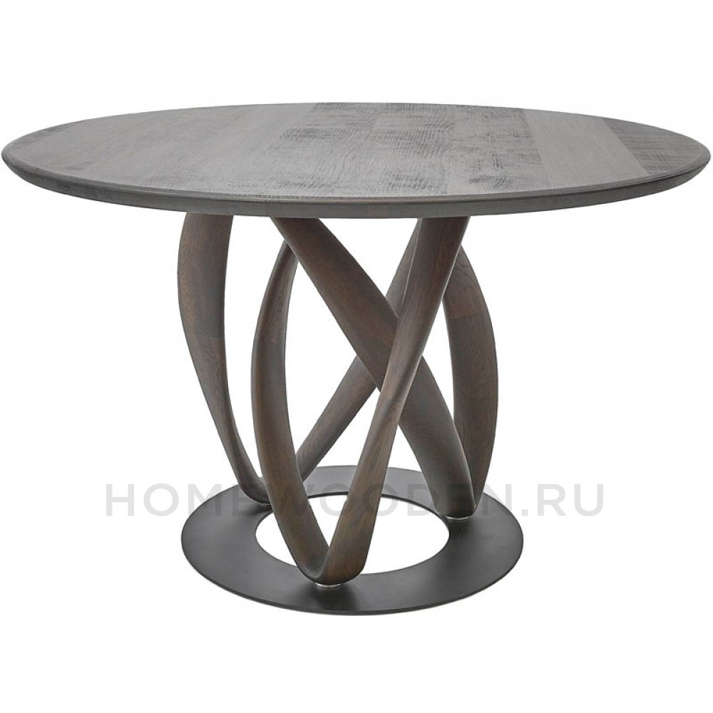 Стол обеденный Инфинити 120х120 деревянная столешница