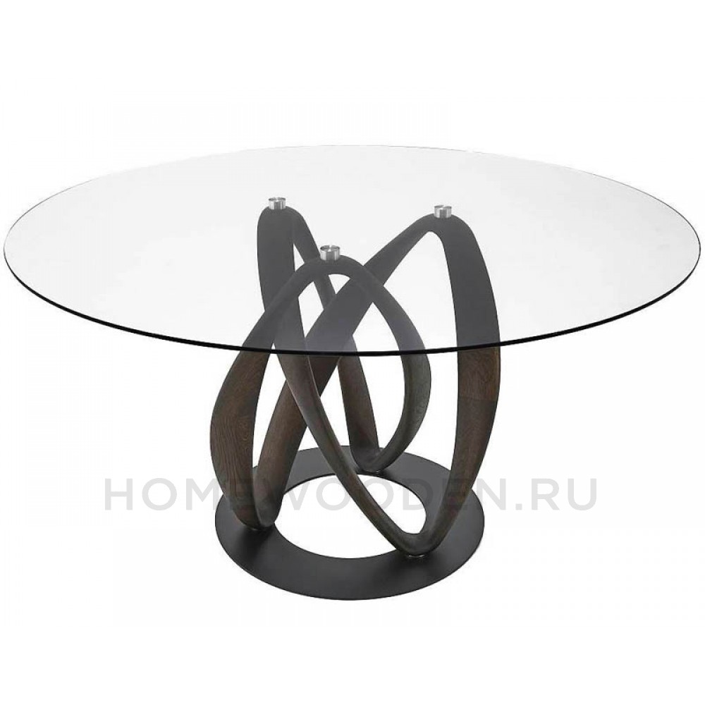 Стол обеденный Инфинити 120х120 стеклянная столешница