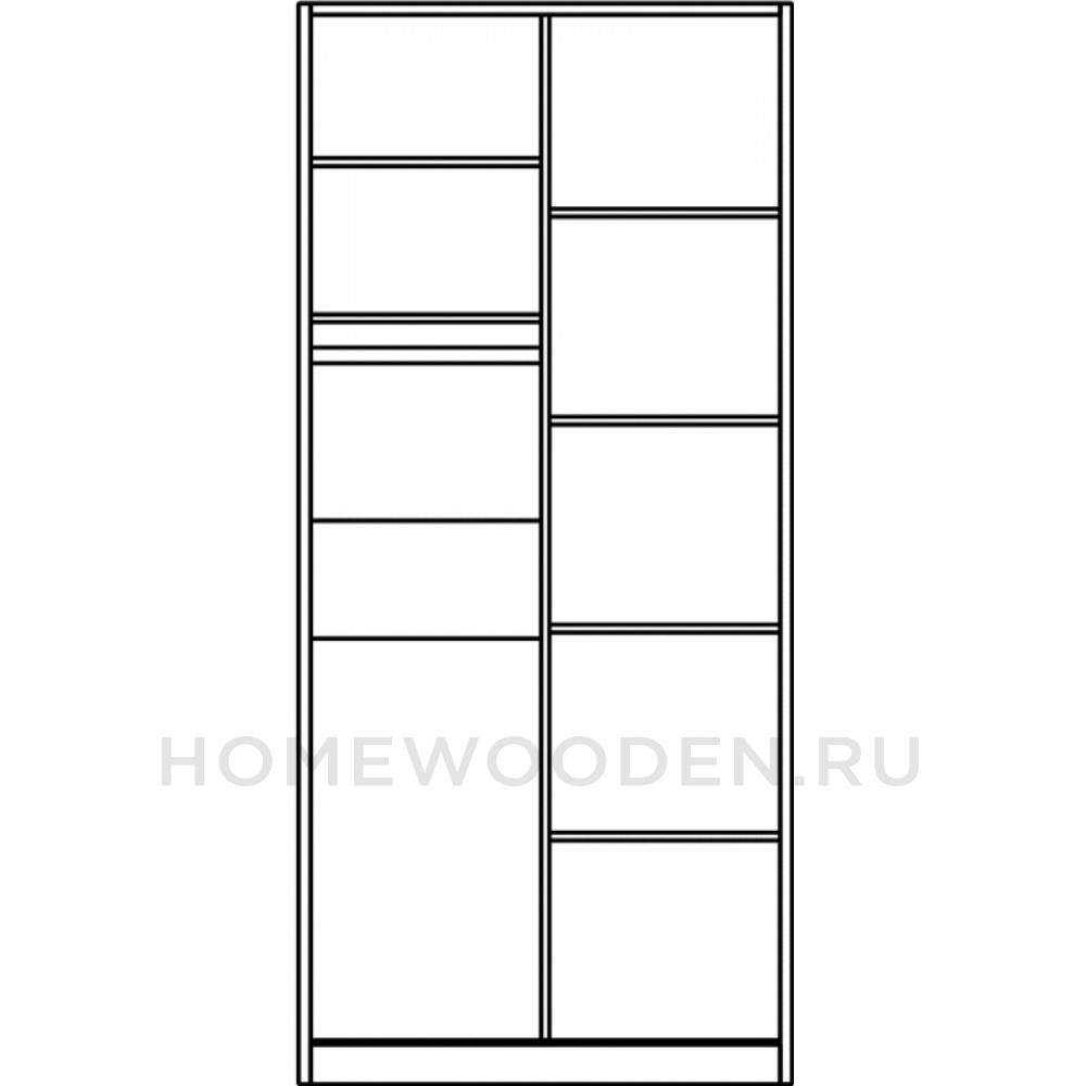 Шкаф 2-х дверный Тоскана Т-952