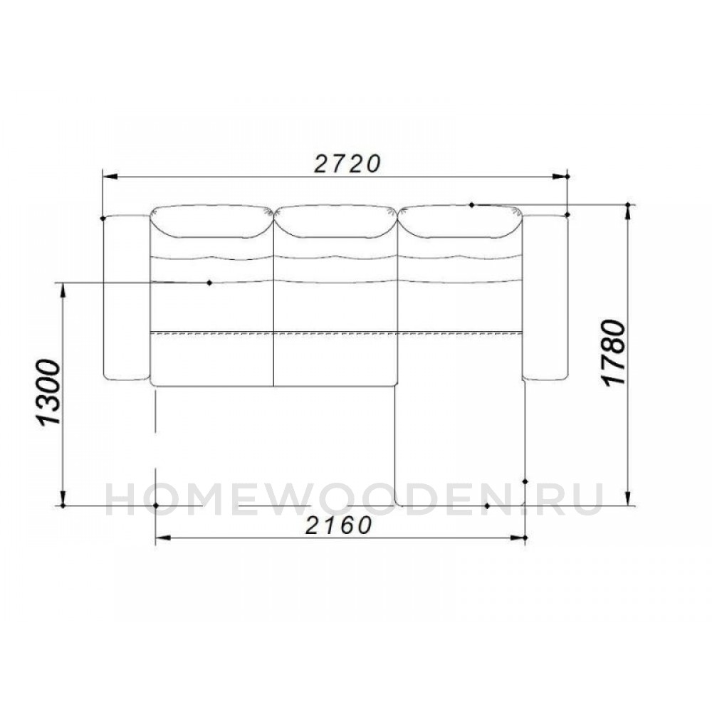 Диван угловой Рич М ГМФ 540