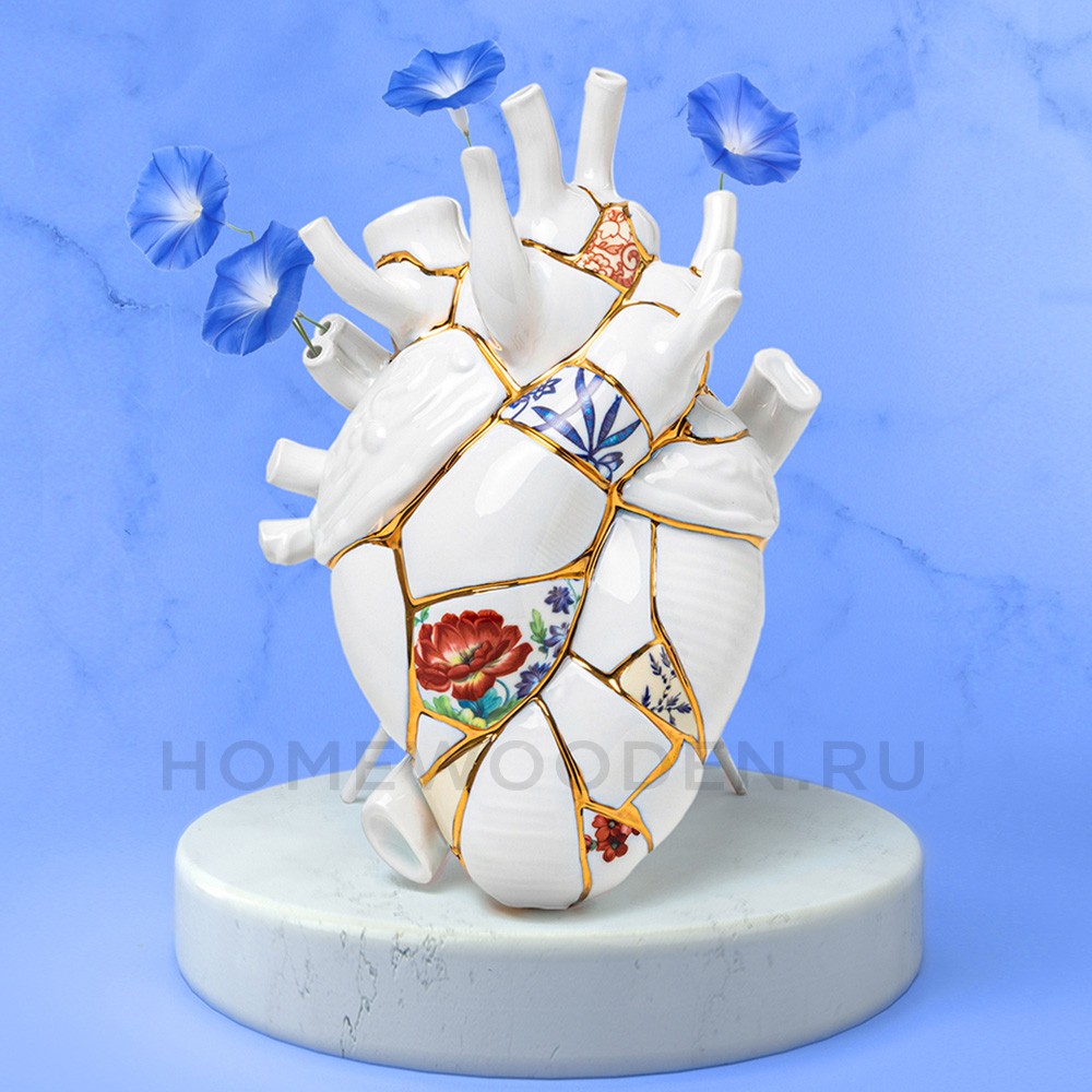 Ваза Seletti Love in Bloom Kintsugi