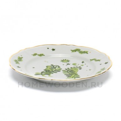 Тарелка обеденная GREEN FLORAL 26,5 см BITOSSI HOME
