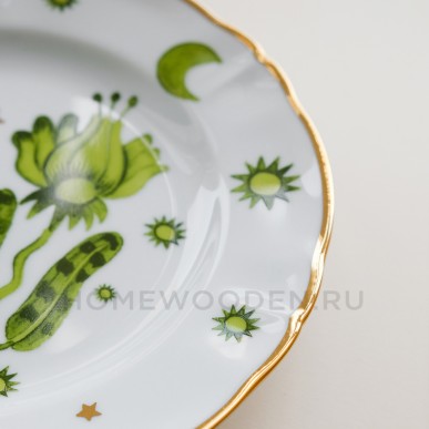 Тарелка десертная FLORAL 20,5 см BITOSSI HOME