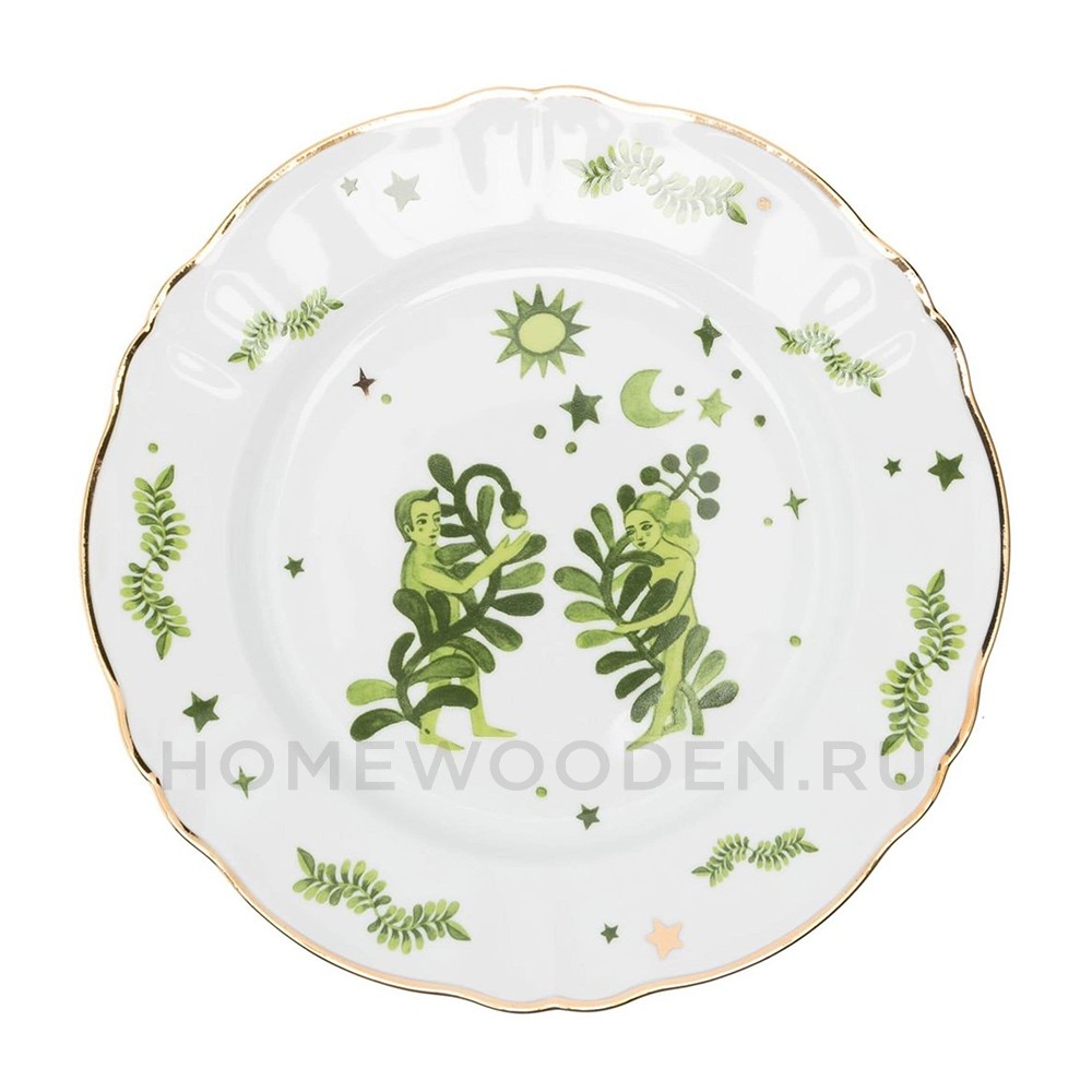 Тарелка десертная BLUE FLOWER 20,5 см BITOSSI HOME