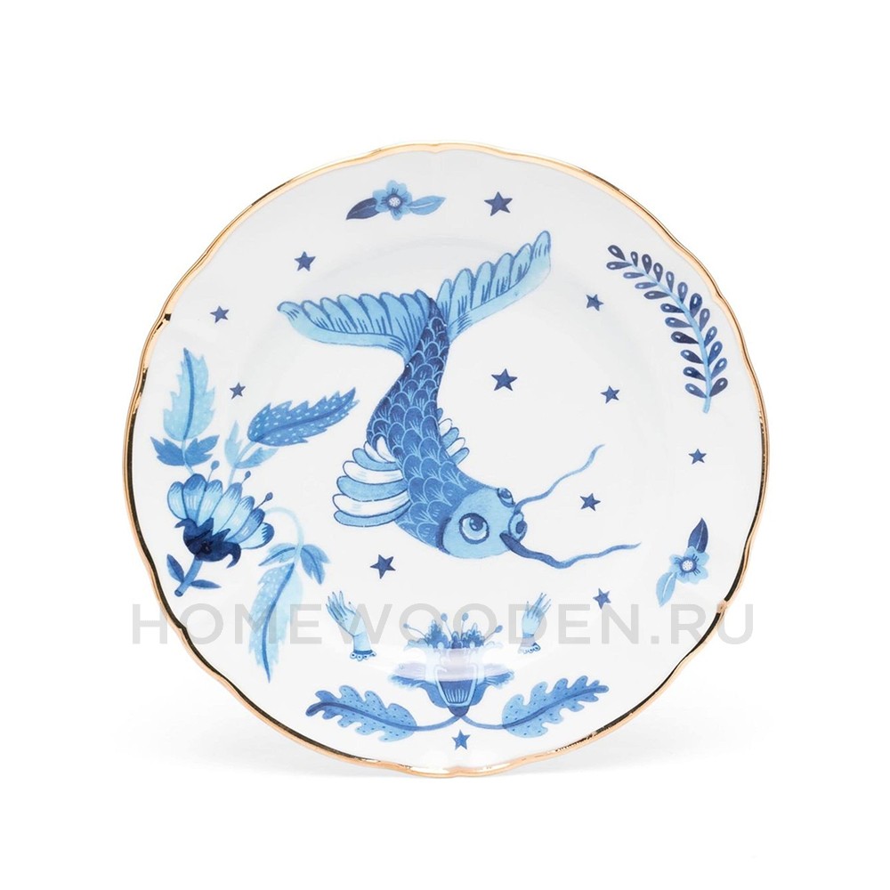 Тарелка десертная BLUE FLOWER 20,5 см BITOSSI HOME