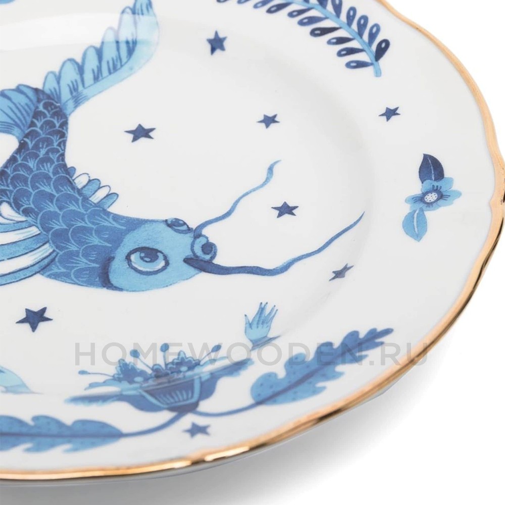 Тарелка десертная BLUE FLOWER 20,5 см BITOSSI HOME