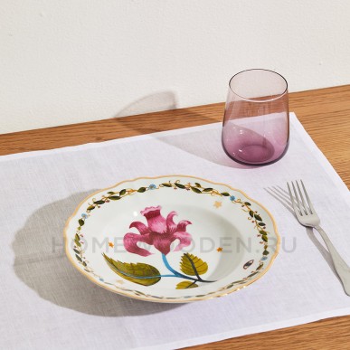 Тарелка глубокая PINK FLOWER 23 см BITOSSI HOME