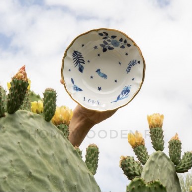 Чаша BLUE FLORAL 15,5 см BITOSSI HOME