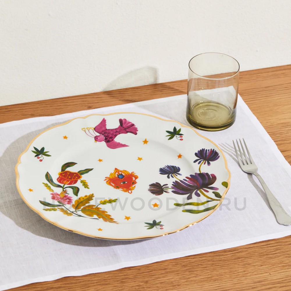 Блюдо круглое FLORAL 32,5 см BITOSSI HOME
