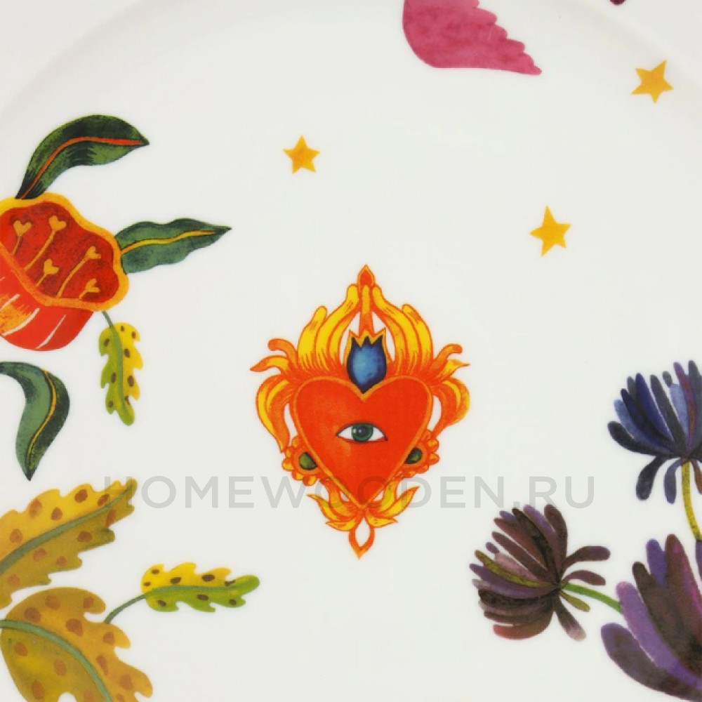 Блюдо круглое FLORAL 32,5 см BITOSSI HOME