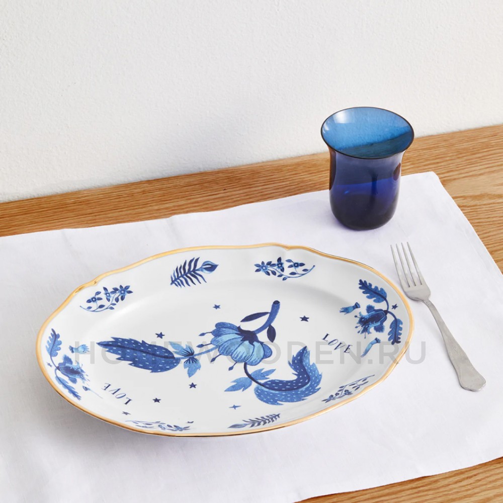 Блюдо овальное ALL OVER 34 см BITOSSI HOME