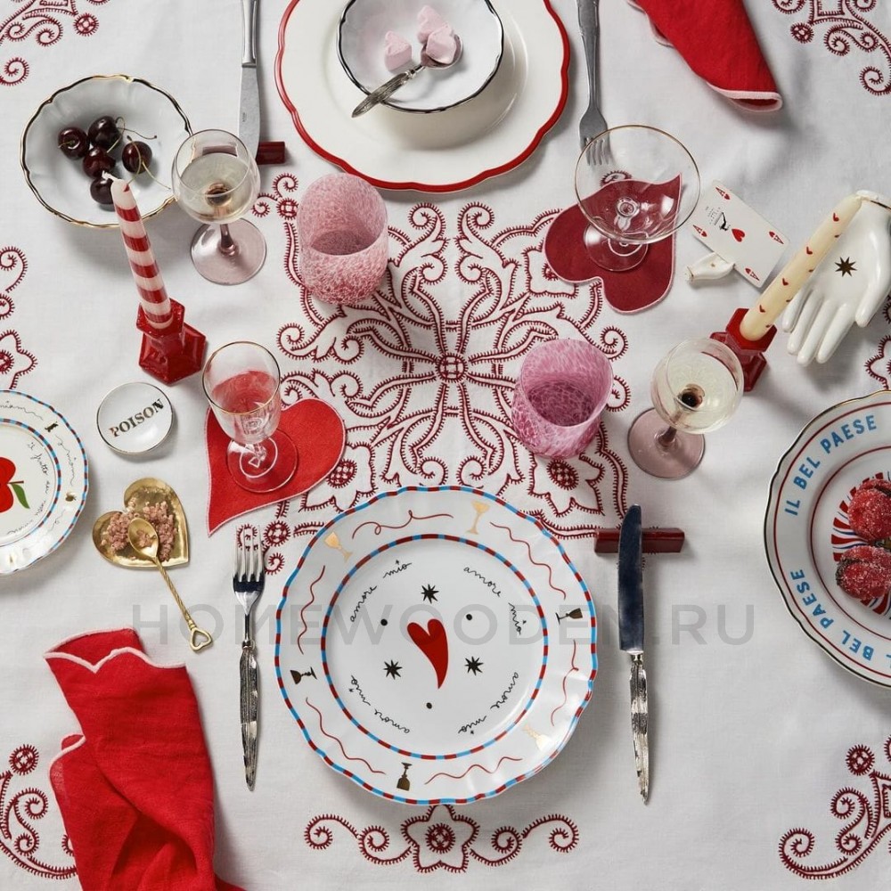 Тарелка обеденная HEART 26,5 см BITOSSI HOME