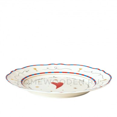 Тарелка обеденная HEART 26,5 см BITOSSI HOME