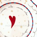 Тарелка обеденная HEART 26,5 см BITOSSI HOME