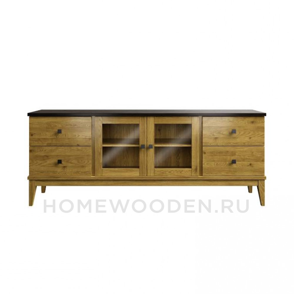 Тумба ТВ 180 Бон Вояж 24 (ФА) из массива сосны