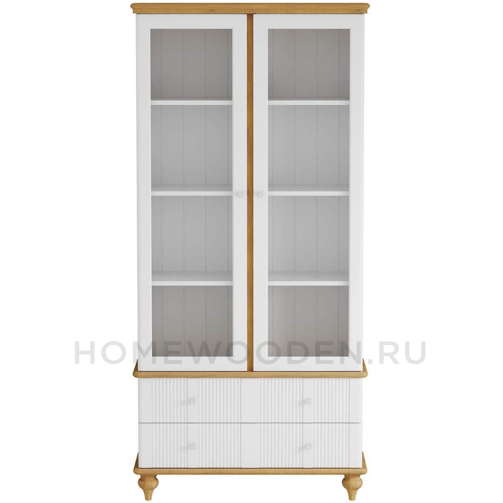 Шкаф для посуды Рандеву 22 из массива сосны