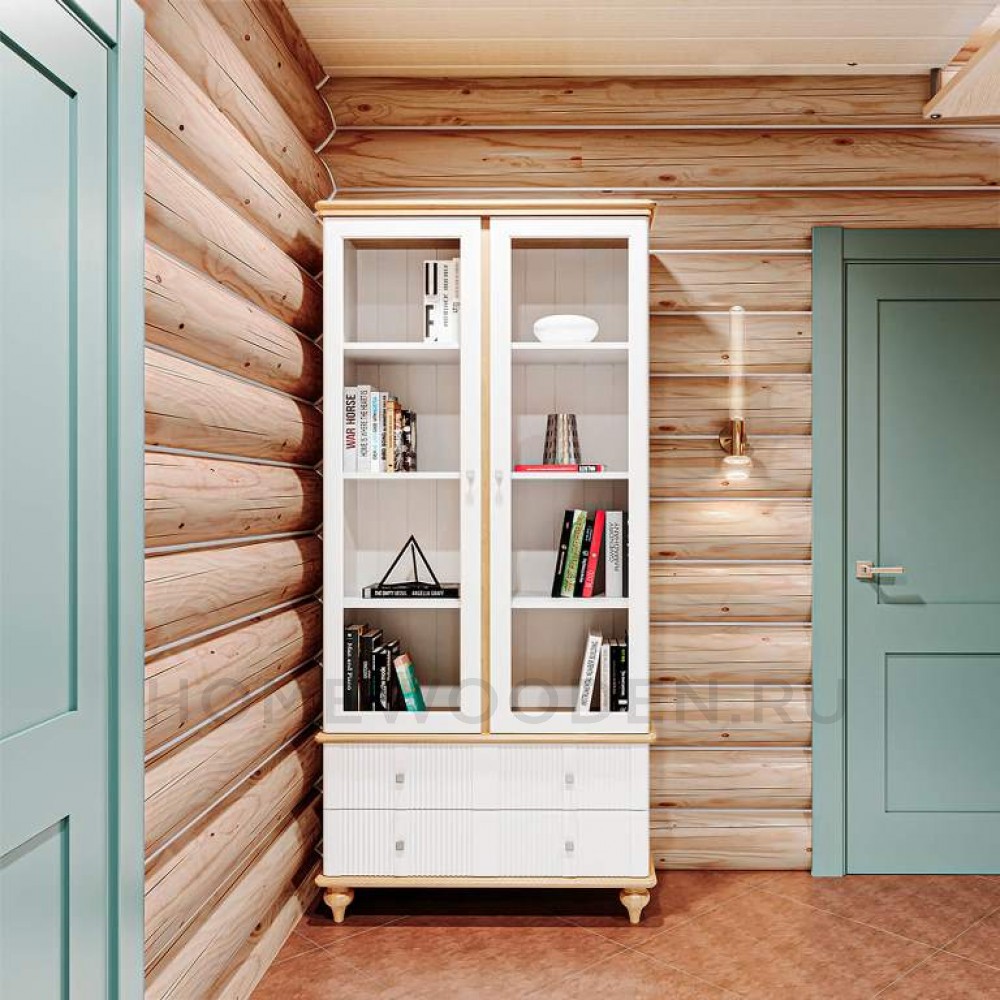 Шкаф для посуды Рандеву 22 из массива сосны