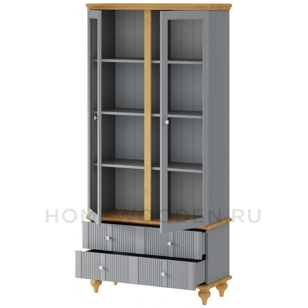 Шкаф для посуды Рандеву 22 из массива сосны