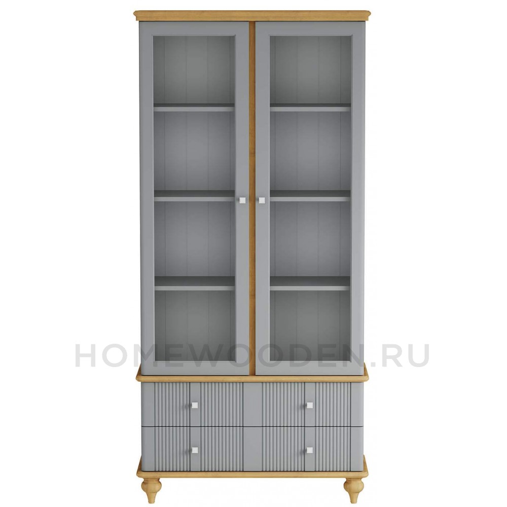 Шкаф для посуды Рандеву 22 из массива сосны