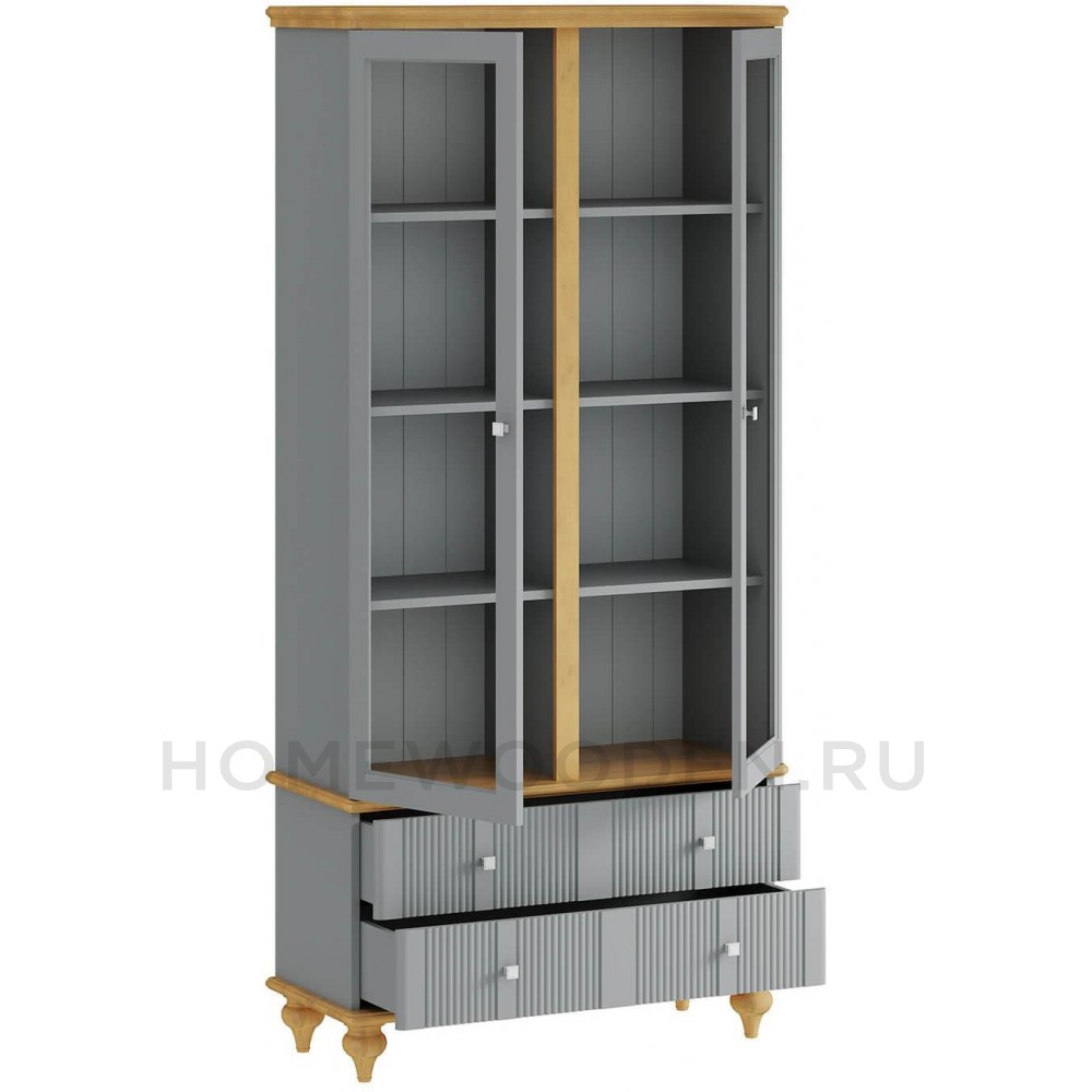 Шкаф для посуды Рандеву 22 из массива сосны