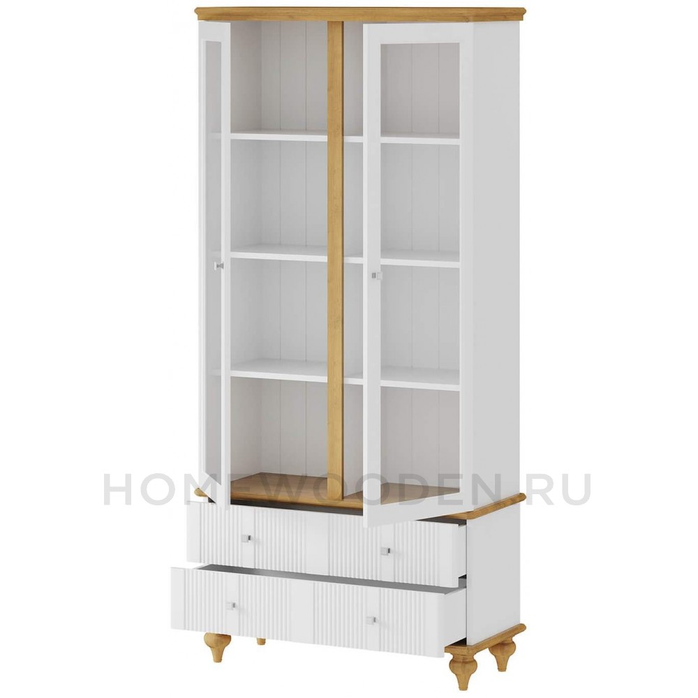 Шкаф для посуды Рандеву 22 из массива сосны