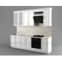 Кухня Злата 220 см Массив дуба