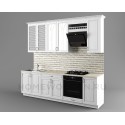Кухня Злата 220 см Массив дуба