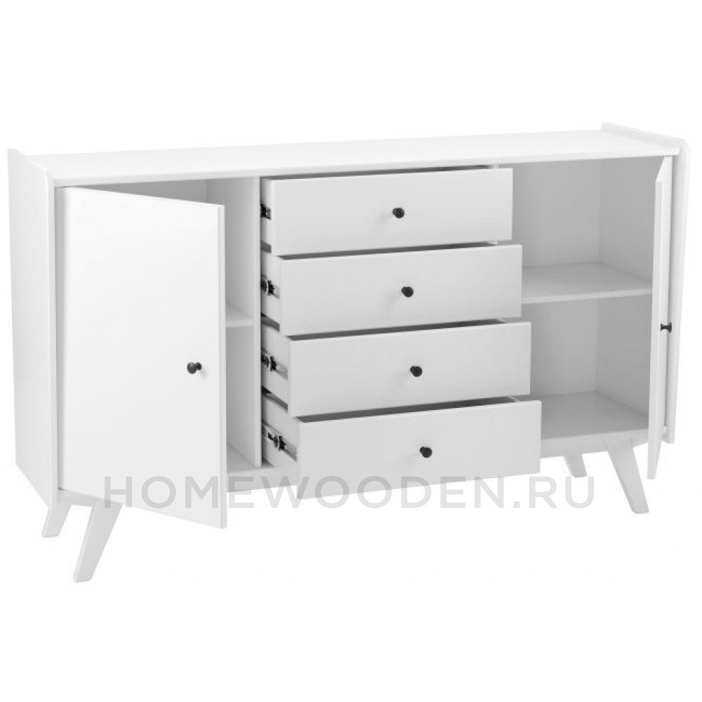 ТУМБА ВИНТАЖ 2 ДВЕРИ 4 ЯЩИКА