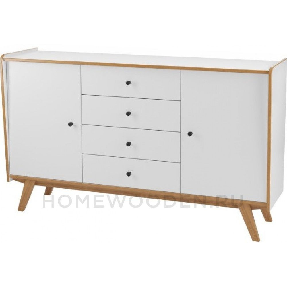 ТУМБА ВИНТАЖ 2 ДВЕРИ 4 ЯЩИКА