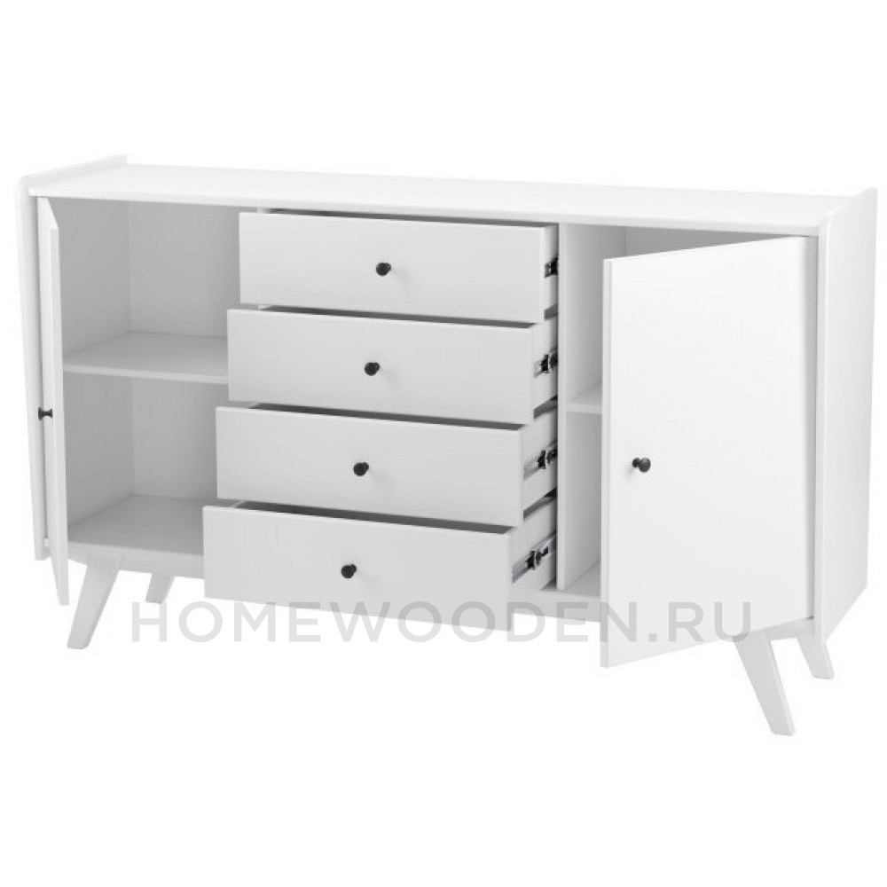 ТУМБА ВИНТАЖ 2 ДВЕРИ 4 ЯЩИКА