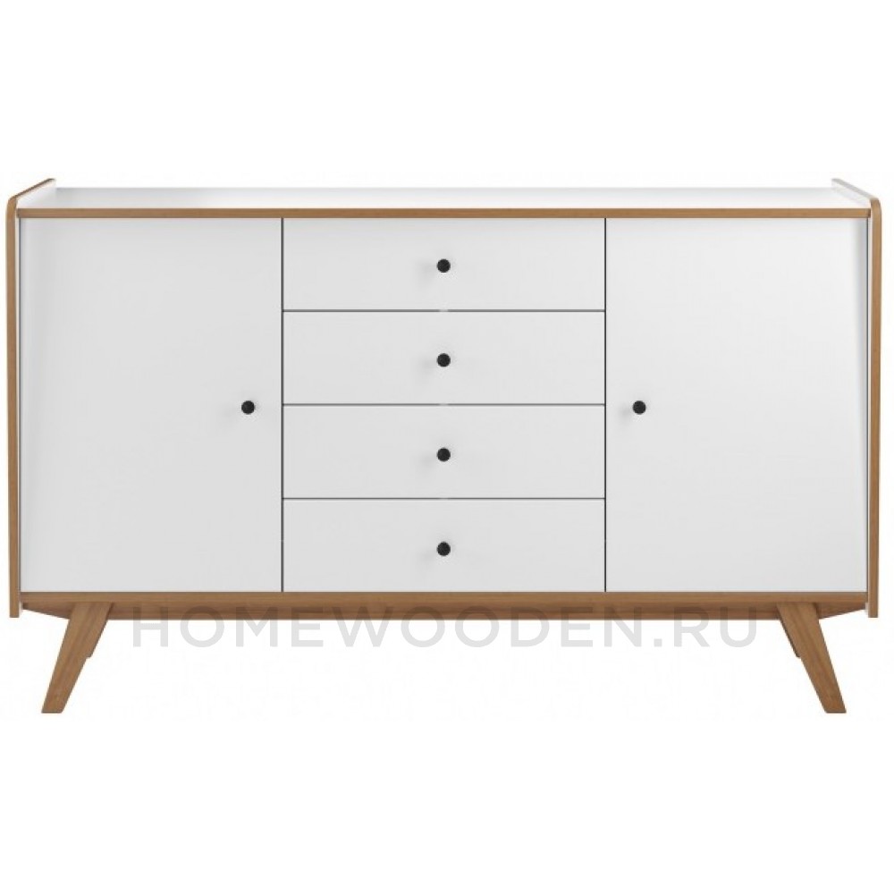 ТУМБА ВИНТАЖ 2 ДВЕРИ 4 ЯЩИКА