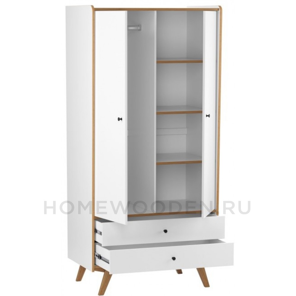 ШКАФ 2Х ДВЕРНЫЙ ВИНТАЖ