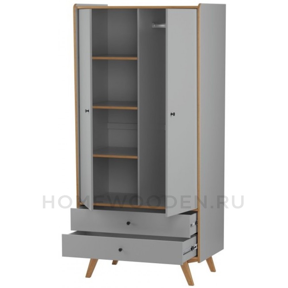 ШКАФ 2Х ДВЕРНЫЙ ВИНТАЖ